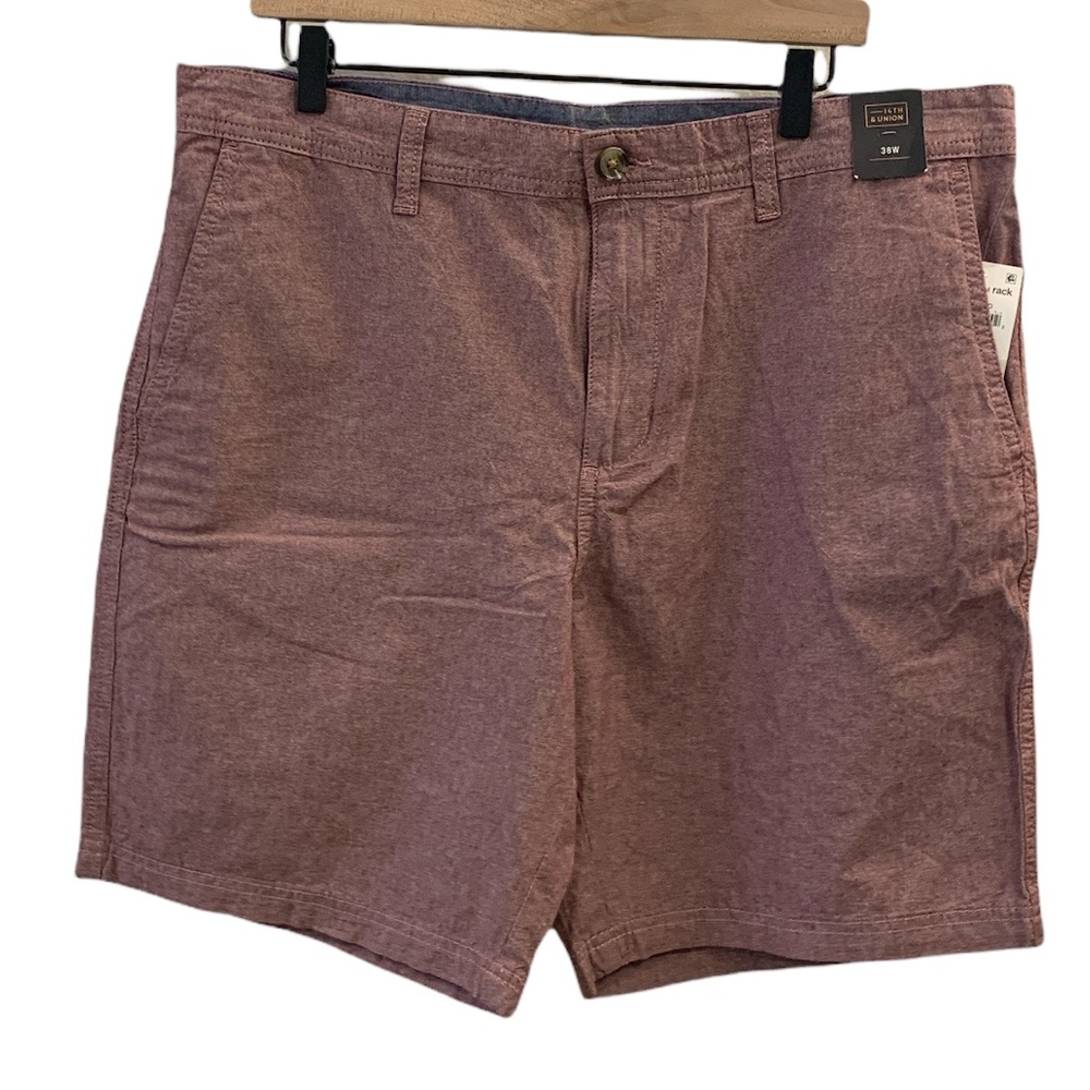 14th & Union | NWT Slim Fit | Light burgundy Mens Shorts | Size 38